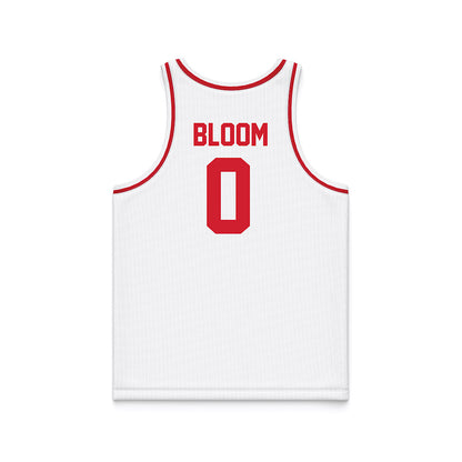 UNLV - NCAA Women's Basketball : Tahj-Monet Bloom - White Basketball Jersey-1