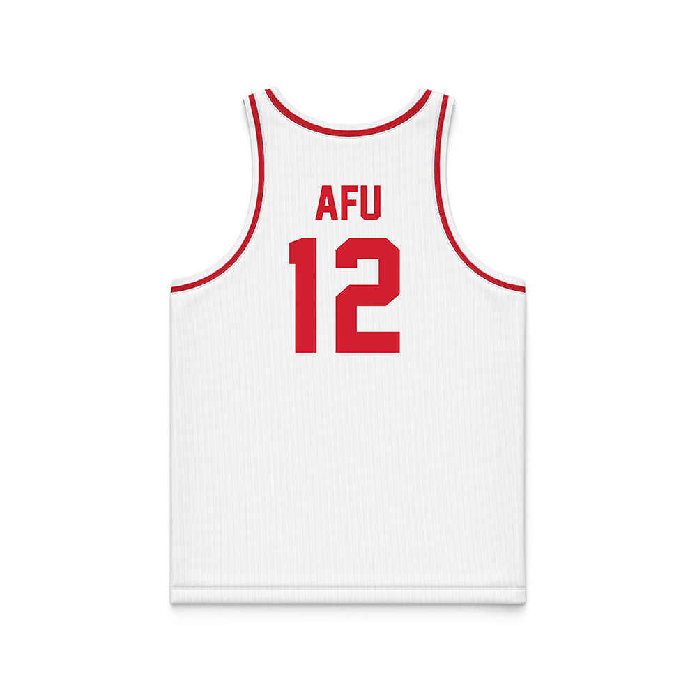 UNLV - NCAA Women's Basketball : Ongolea Afu - White Basketball Jersey-1