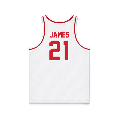 UNLV - NCAA Women's Basketball : Trystan James - White Basketball Jersey-1