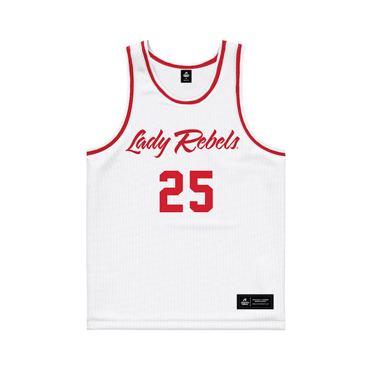 UNLV - NCAA Women's Basketball : Aaliyah Alexander - White Basketball Jersey-0