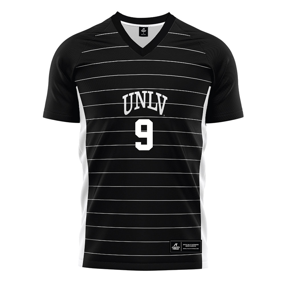 UNLV - NCAA Women's Soccer : Summer Pyles - Black Soccer Jersey-0