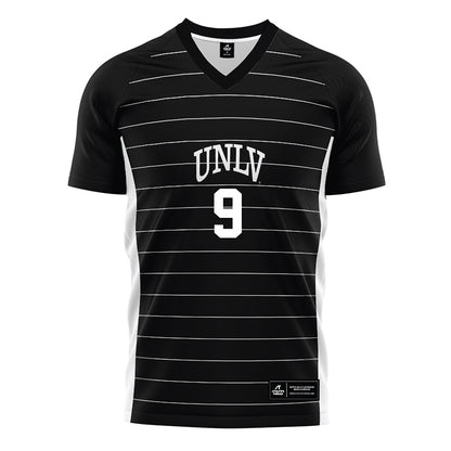 UNLV - NCAA Women's Soccer : Summer Pyles - Black Soccer Jersey-0