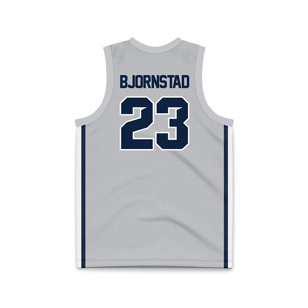 Samford - NCAA Women's Basketball : Kayte Madison Bjornstad - Grey Basketball Jersey-1