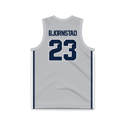 Samford - NCAA Women's Basketball : Kayte Madison Bjornstad - Grey Basketball Jersey-1