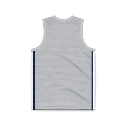 Samford - NCAA Men's Basketball : - Grey Basketball Jersey-1