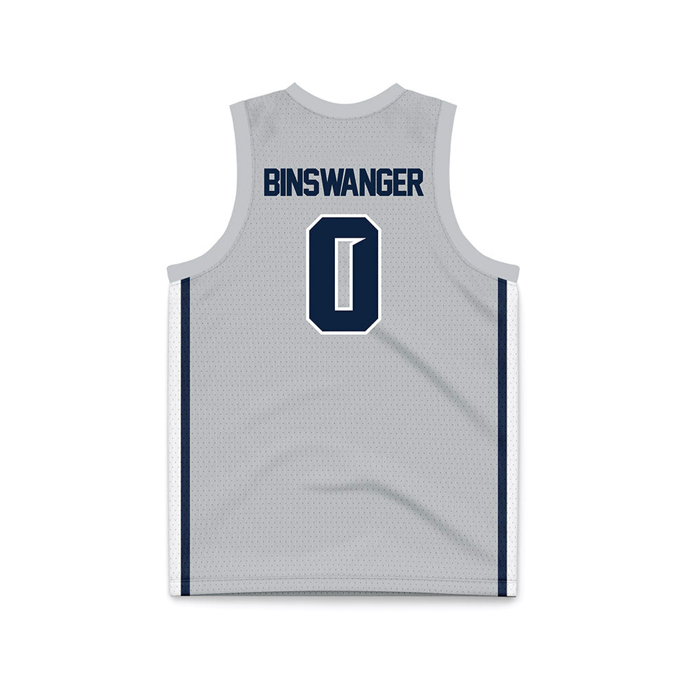Samford - NCAA Women's Basketball : Paisley Binswanger - Grey Basketball Jersey-1