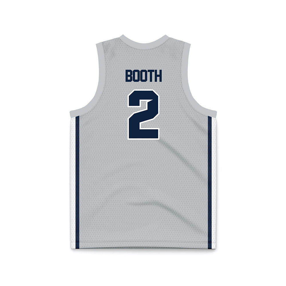 Samford - NCAA Men's Basketball : Jadin Booth - Grey Basketball Jersey-1