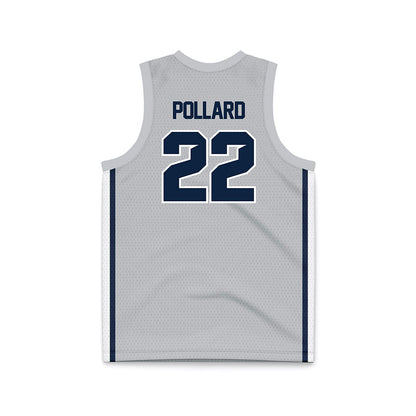 Samford - NCAA Men's Basketball : Jaxon Pollard - Grey Basketball Jersey-1