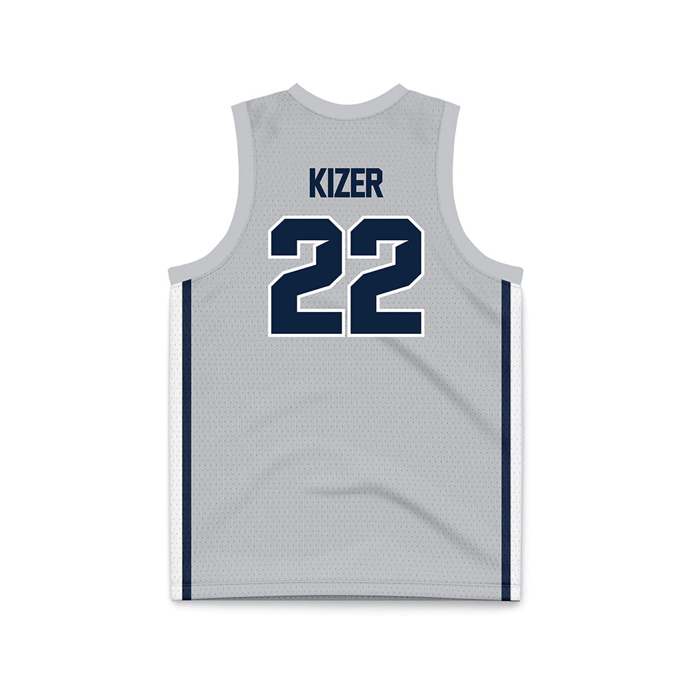 Samford - NCAA Men's Basketball : Thomas Kizer - Grey Basketball Jersey