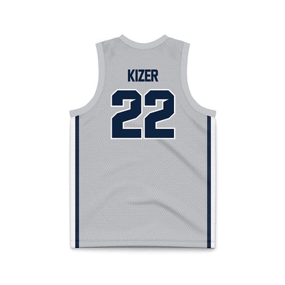 Samford - NCAA Men's Basketball : Thomas Kizer - Grey Basketball Jersey