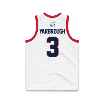 Samford - NCAA Women's Basketball : Kaylee Yarbrough - White Basketball Jersey-1
