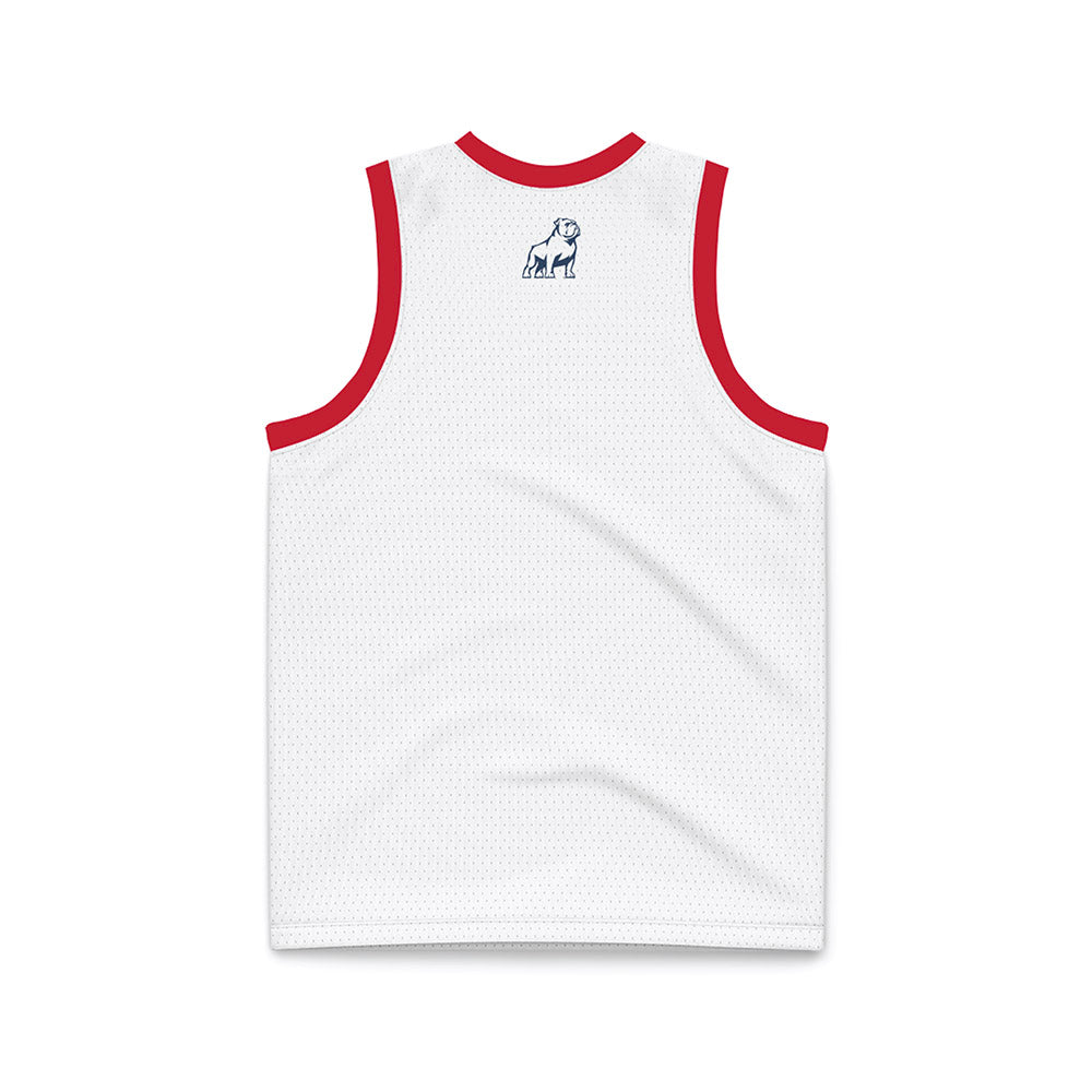 Samford - NCAA Men's Basketball : - White Basketball Jersey-1