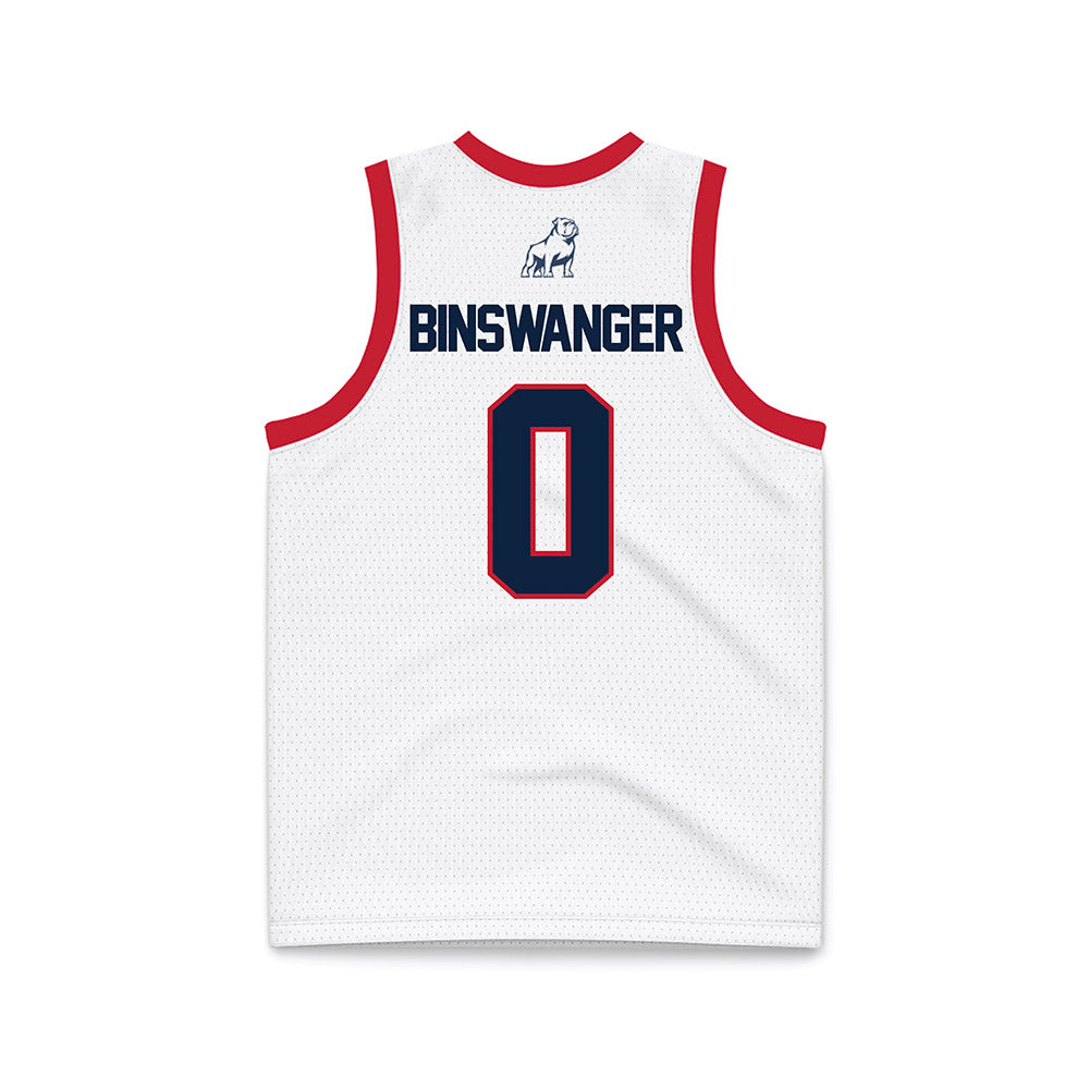 Samford - NCAA Women's Basketball : Paisley Binswanger - White Basketball Jersey-1