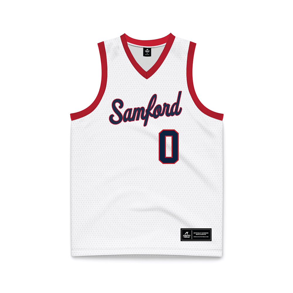 Samford - NCAA Women's Basketball : Paisley Binswanger - White Basketball Jersey-0