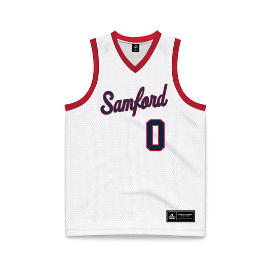 Samford - NCAA Women's Basketball : Paisley Binswanger - White Basketball Jersey-0
