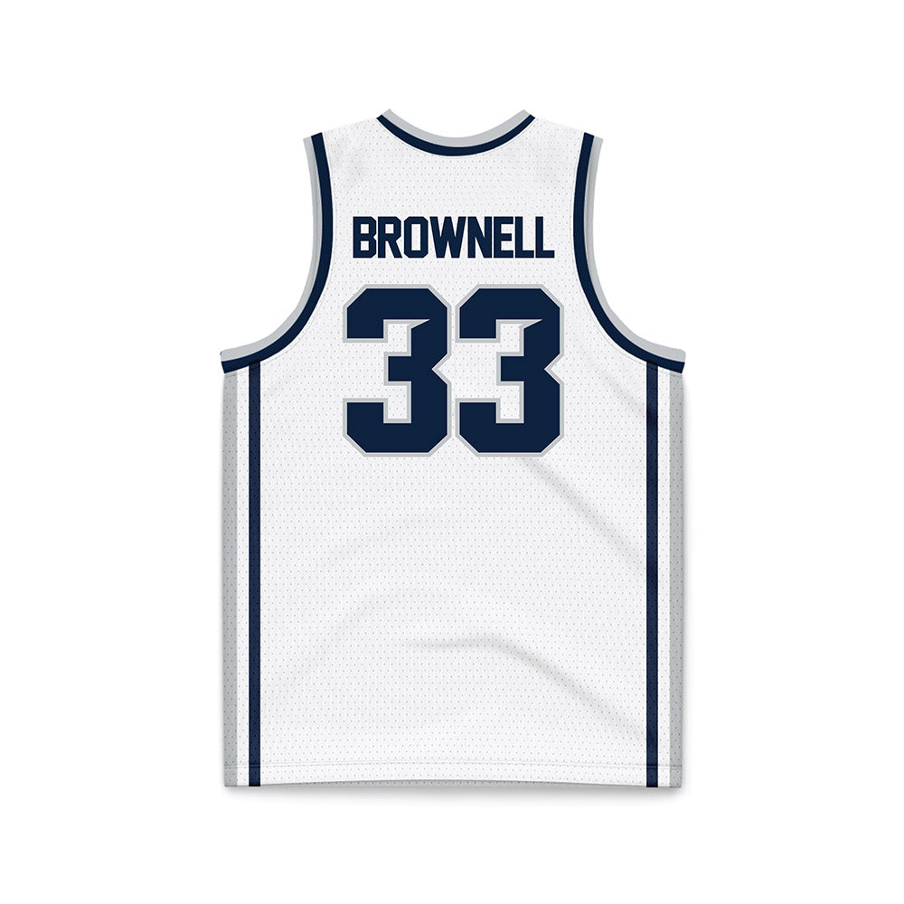 Samford - NCAA Men's Basketball : Jaden Brownell - White Basketball Jersey-1