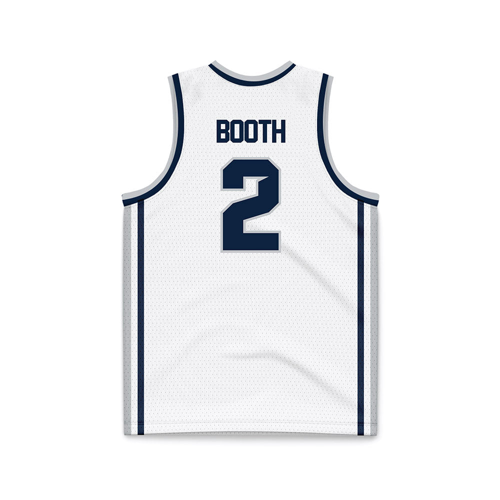 Samford - NCAA Men's Basketball : Jadin Booth - White Basketball Jersey-1