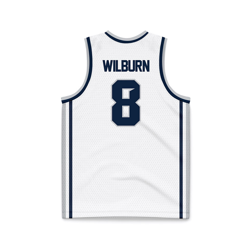 Samford - NCAA Men's Basketball : Zion Wilburn - White Basketball Jersey