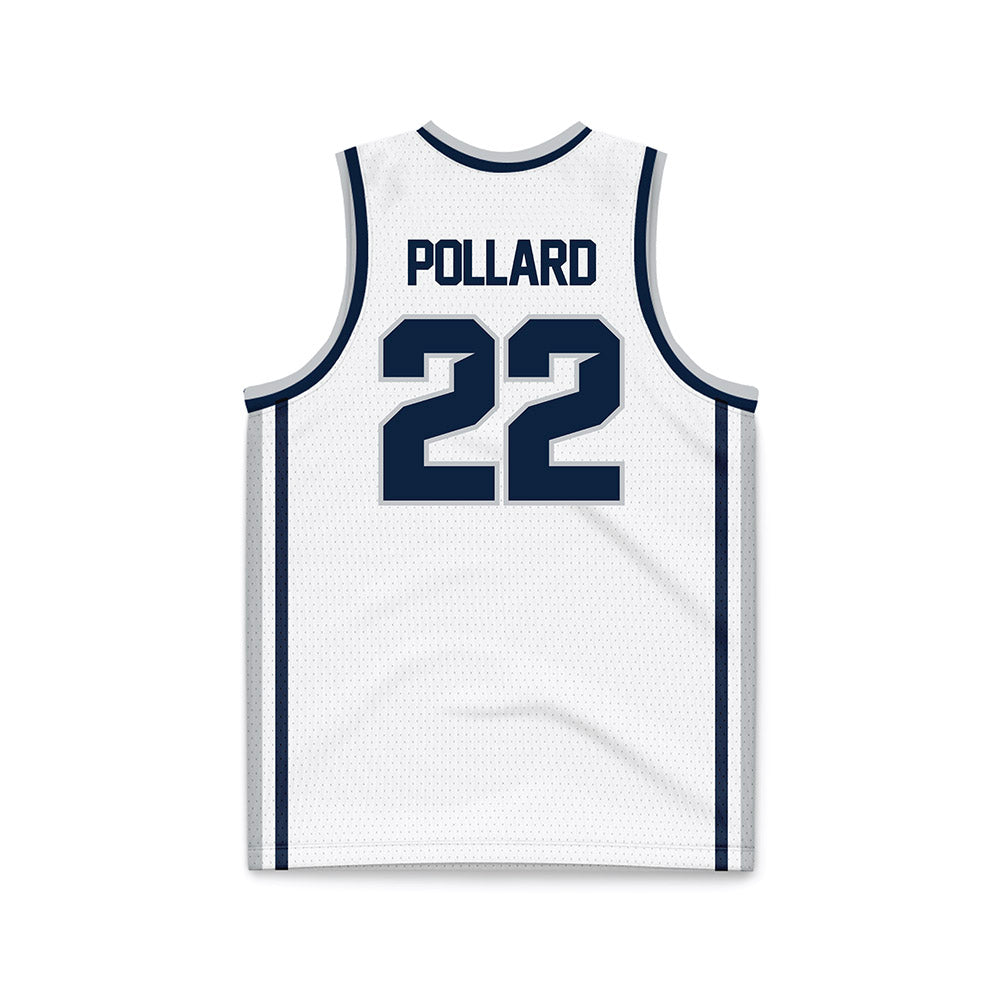 Samford - NCAA Men's Basketball : Jaxon Pollard - White Basketball Jersey-1