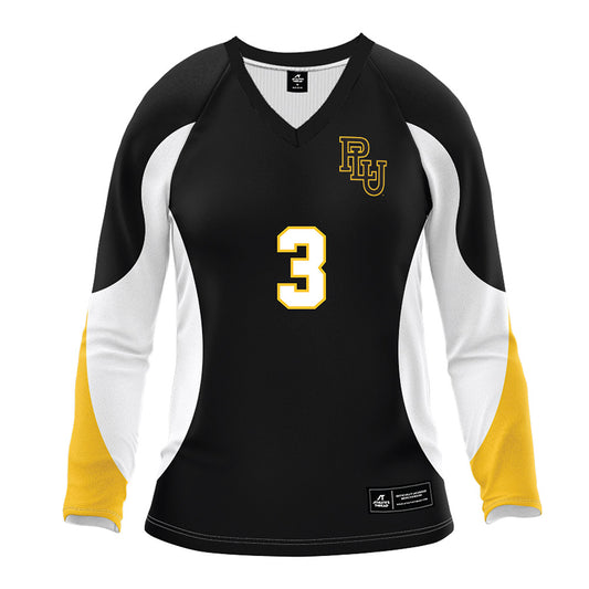 PLU - NCAA Women's Volleyball : Scarlett Schubert - Black Volleyball Jersey-0