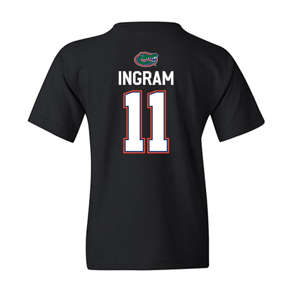 Florida - NCAA Men's Basketball : CJ Ingram - Sports Shersey Youth T-Shirt-1