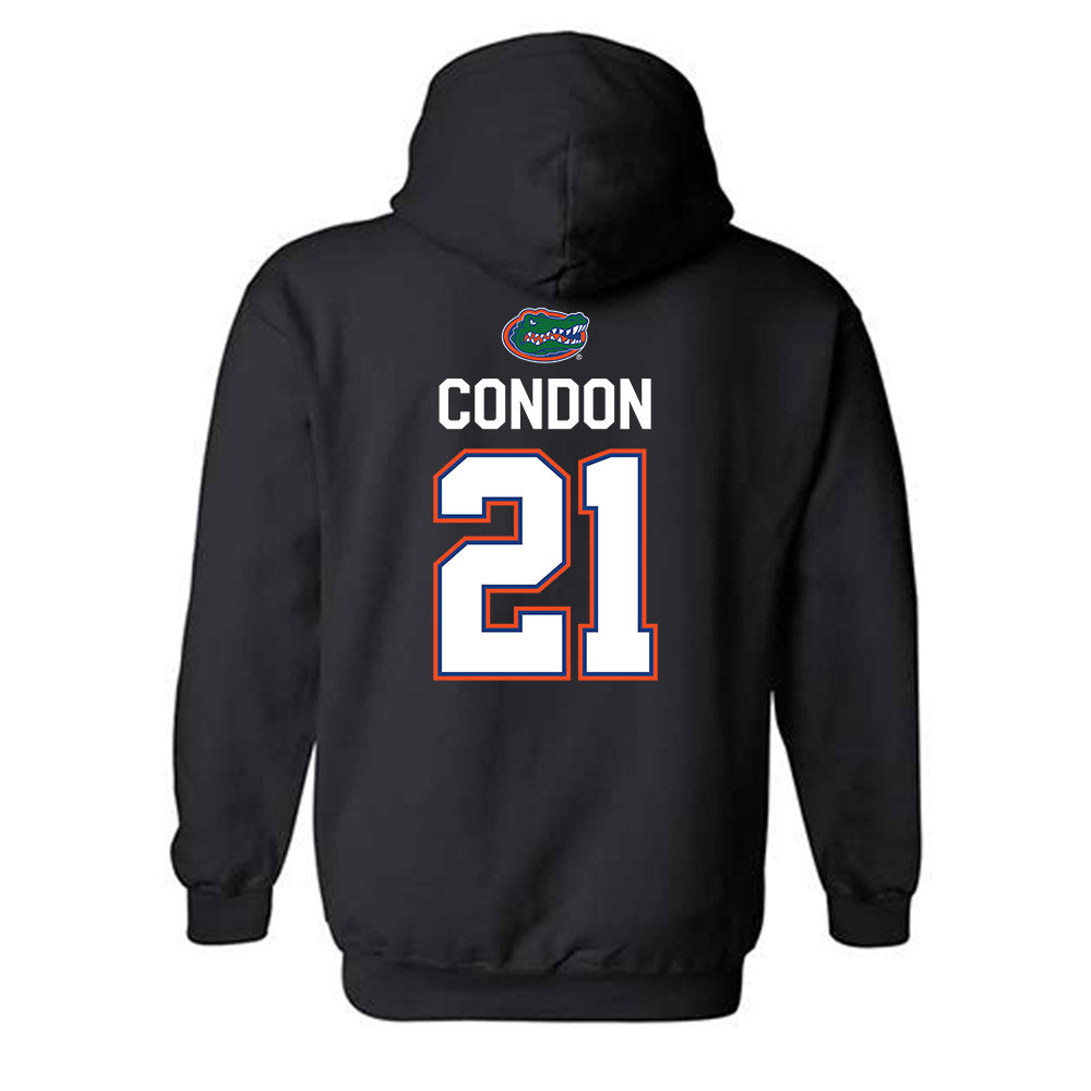Florida - NCAA Men's Basketball : Alex Condon - Sports Shersey Hooded Sweatshirt-1