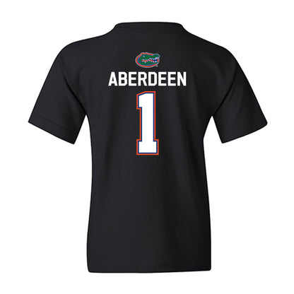 Florida - NCAA Men's Basketball : Denzel Aberdeen - Sports Shersey Youth T-Shirt-1