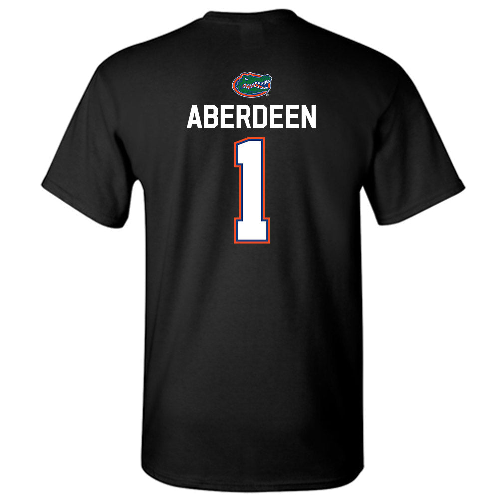 Florida - NCAA Men's Basketball : Denzel Aberdeen - Sports Shersey T-Shirt-1