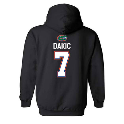 Florida - NCAA Women's Basketball : Emilija Dakic - Sports Shersey Hooded Sweatshirt-1