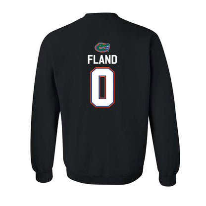 Florida - NCAA Men's Basketball : Johnuel Fland - Sports Shersey Crewneck Sweatshirt-1