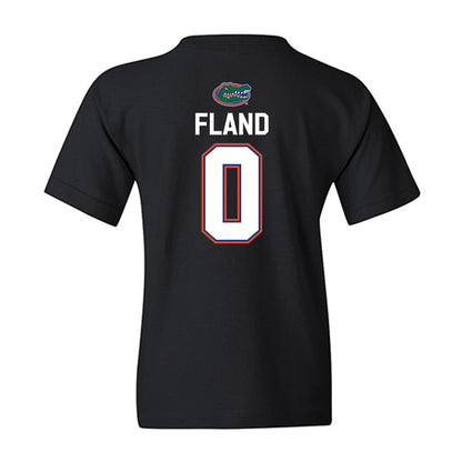 Florida - NCAA Men's Basketball : Johnuel Fland - Sports Shersey Youth T-Shirt-1
