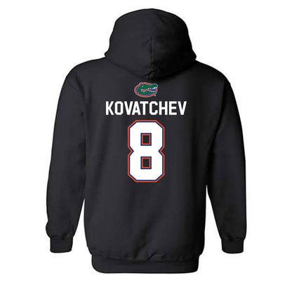 Florida - NCAA Men's Basketball : Alex Kovatchev - Sports Shersey Hooded Sweatshirt-1