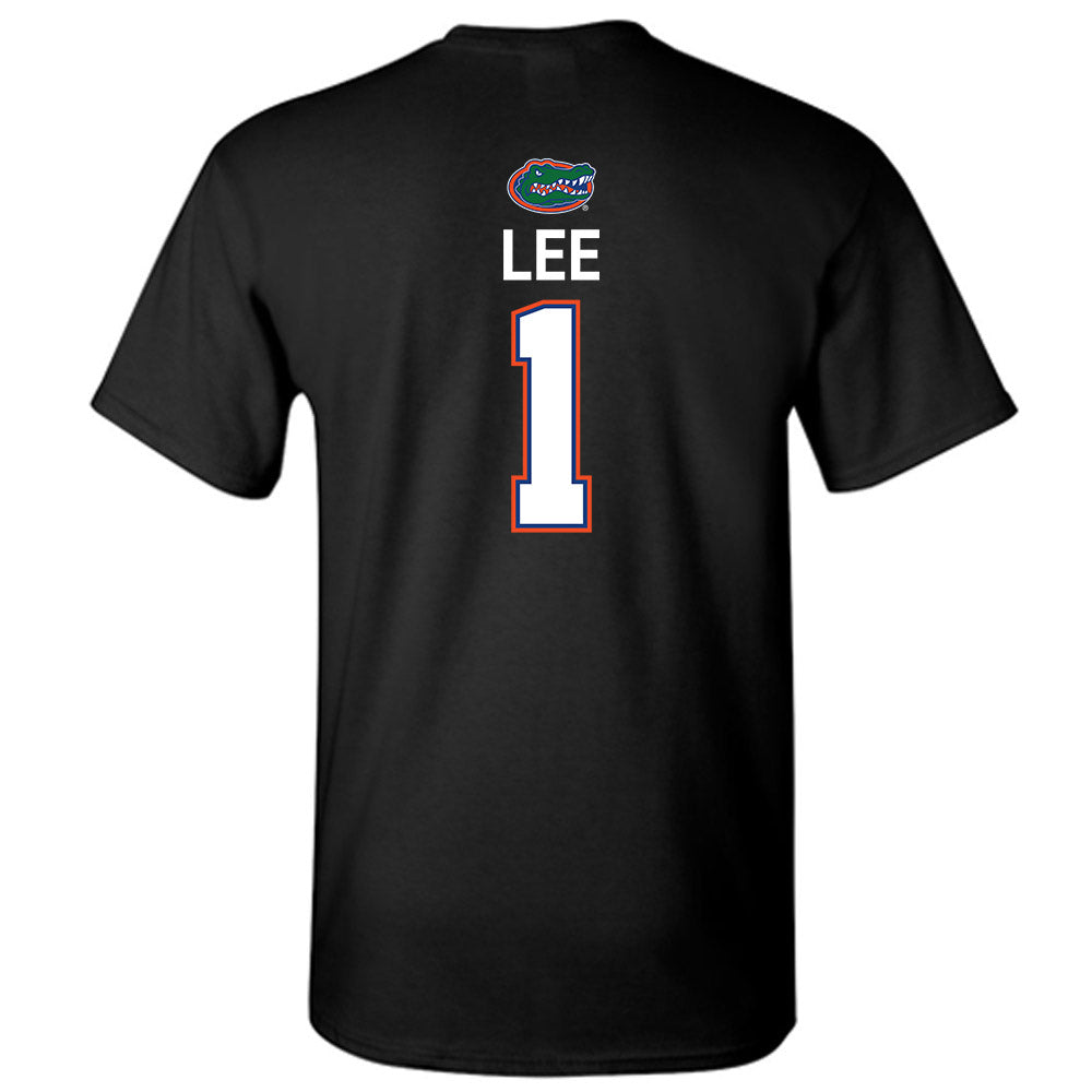 Florida - NCAA Men's Basketball : Xaivian Lee - Sports Shersey T-Shirt-1