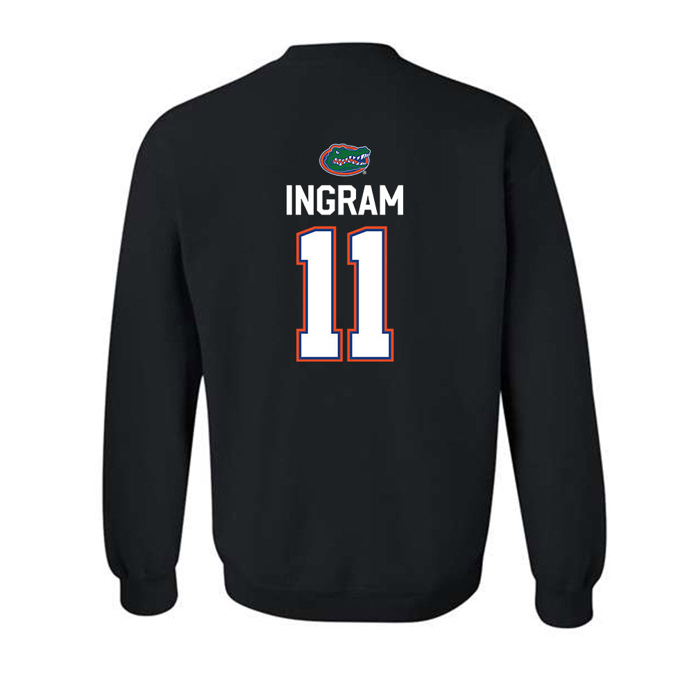 Florida - NCAA Men's Basketball : Cornelius Ingram - Sports Shersey Crewneck Sweatshirt-1