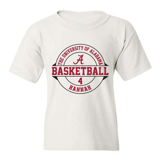 Alabama - NCAA Men's Basketball : Davion Hannah - Classic Fashion Shersey Youth T-Shirt-0
