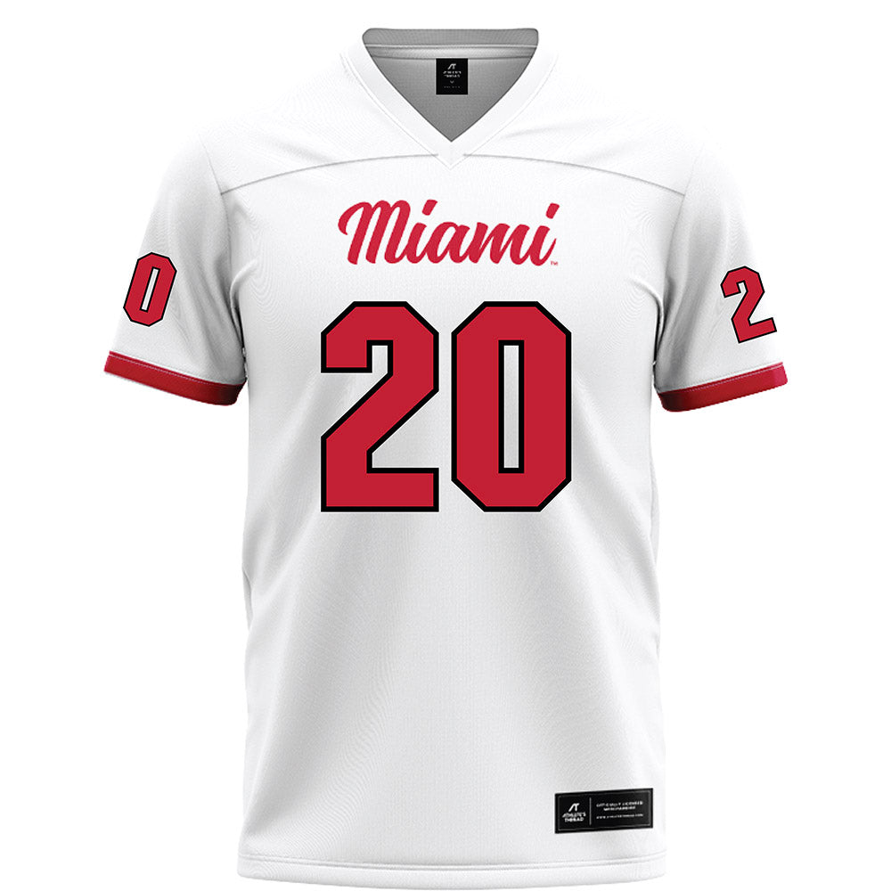 Miami of Ohio - NCAA Football : Cade Yacamelli - White Football Jersey-0