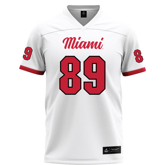 Miami of Ohio - NCAA Football : Brayden Boeing - White Football Jersey-0