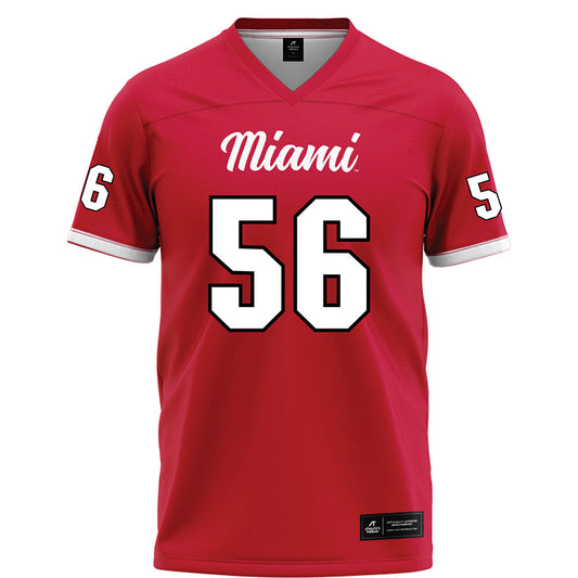 Miami of Ohio - NCAA Football : Mitchell Butler - Red Football Jersey-0