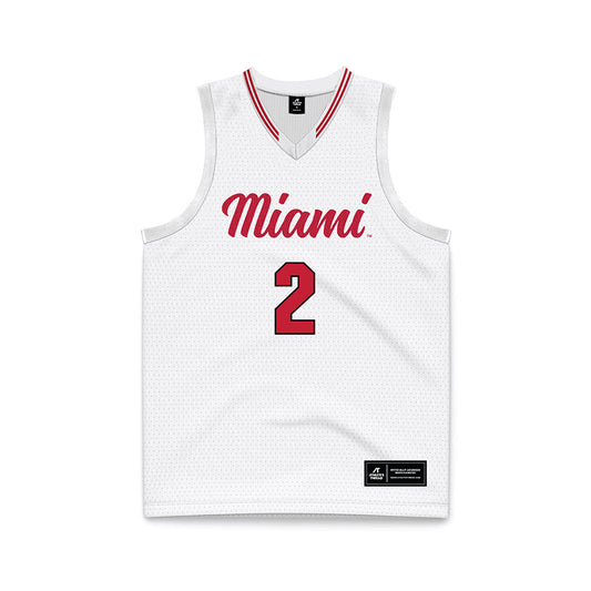 Miami of Ohio - NCAA Women's Basketball : Brooke Zartman - White Basketball Jersey-0