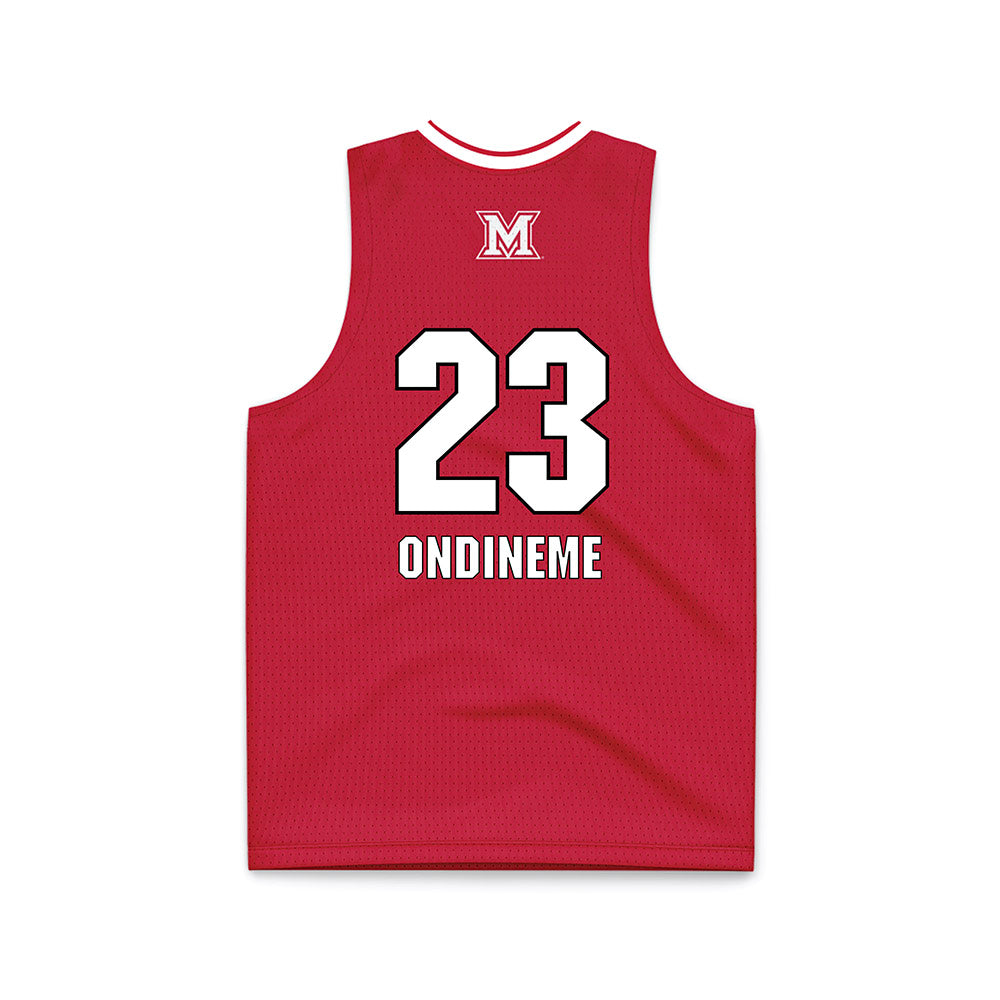 Miami of Ohio - NCAA Women's Basketball : Jade Ondineme - Red Basketball Jersey-1