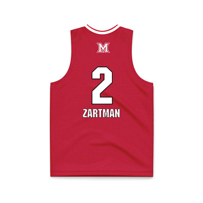 Miami of Ohio - NCAA Women's Basketball : Brooke Zartman - Red Basketball Jersey-1