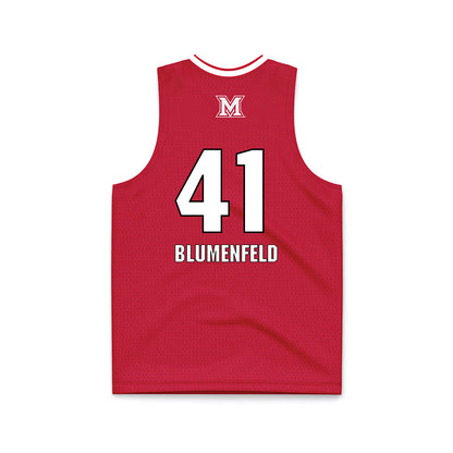 Miami of Ohio - NCAA Women's Basketball : Brooke Blumenfeld - Red Basketball Jersey-1