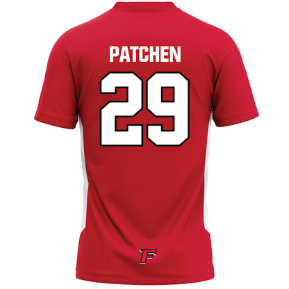 Fairfield - NCAA Men's Lacrosse : Luke Patchen - Red Lacrosse Jersey-1
