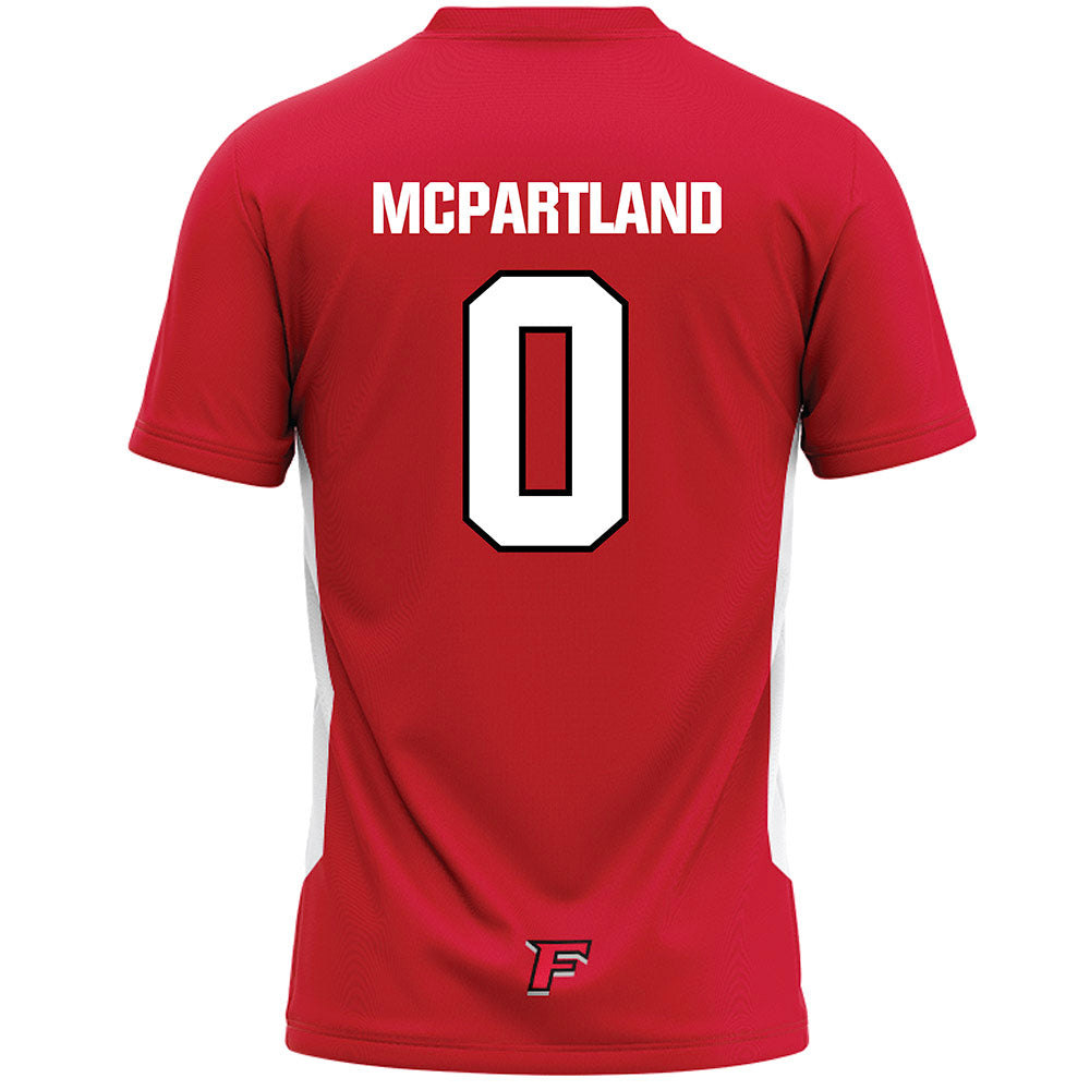 Fairfield - NCAA Men's Lacrosse : Will McPartland - Red Lacrosse Jersey-1
