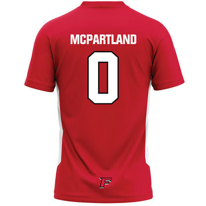 Fairfield - NCAA Men's Lacrosse : Will McPartland - Red Lacrosse Jersey-1