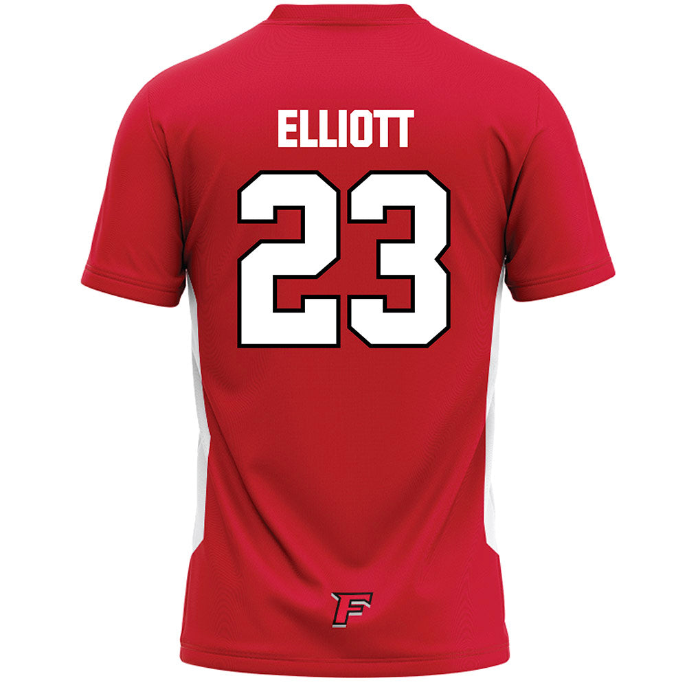 Fairfield - NCAA Men's Lacrosse : Shane Elliott - Red Lacrosse Jersey-1