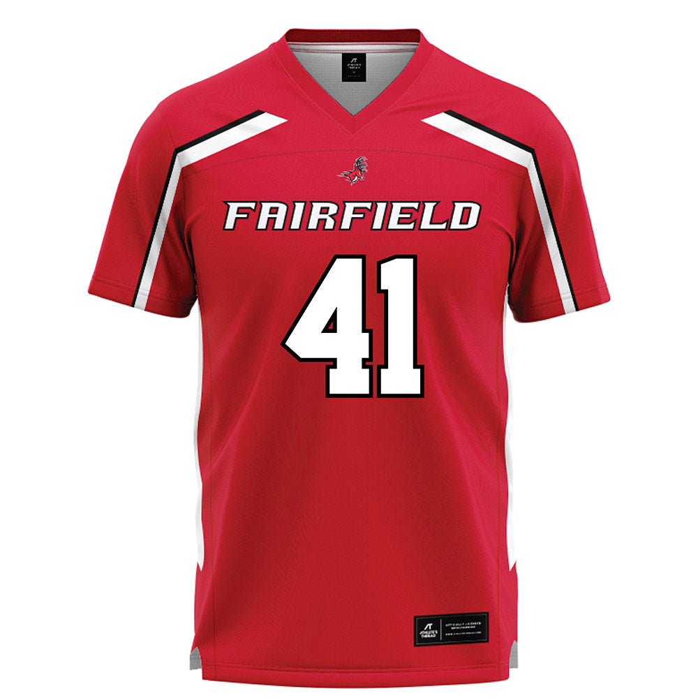 Fairfield - NCAA Men's Lacrosse : Alex Meier - Red Lacrosse Jersey-0