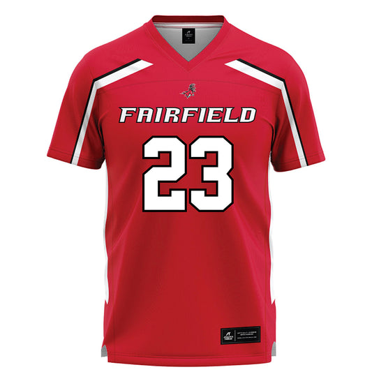 Fairfield - NCAA Men's Lacrosse : Shane Elliott - Red Lacrosse Jersey-0