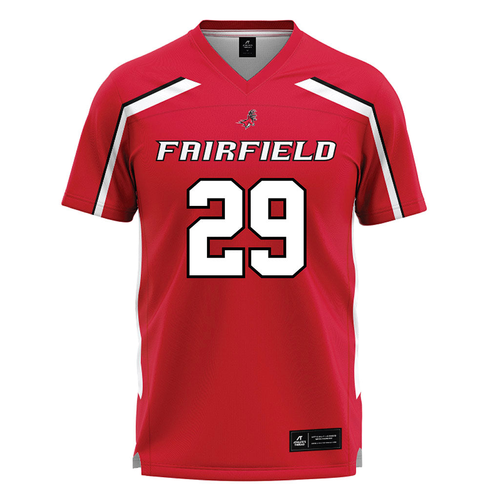 Fairfield - NCAA Men's Lacrosse : Luke Patchen - Red Lacrosse Jersey-0