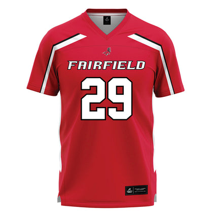 Fairfield - NCAA Men's Lacrosse : Luke Patchen - Red Lacrosse Jersey-0